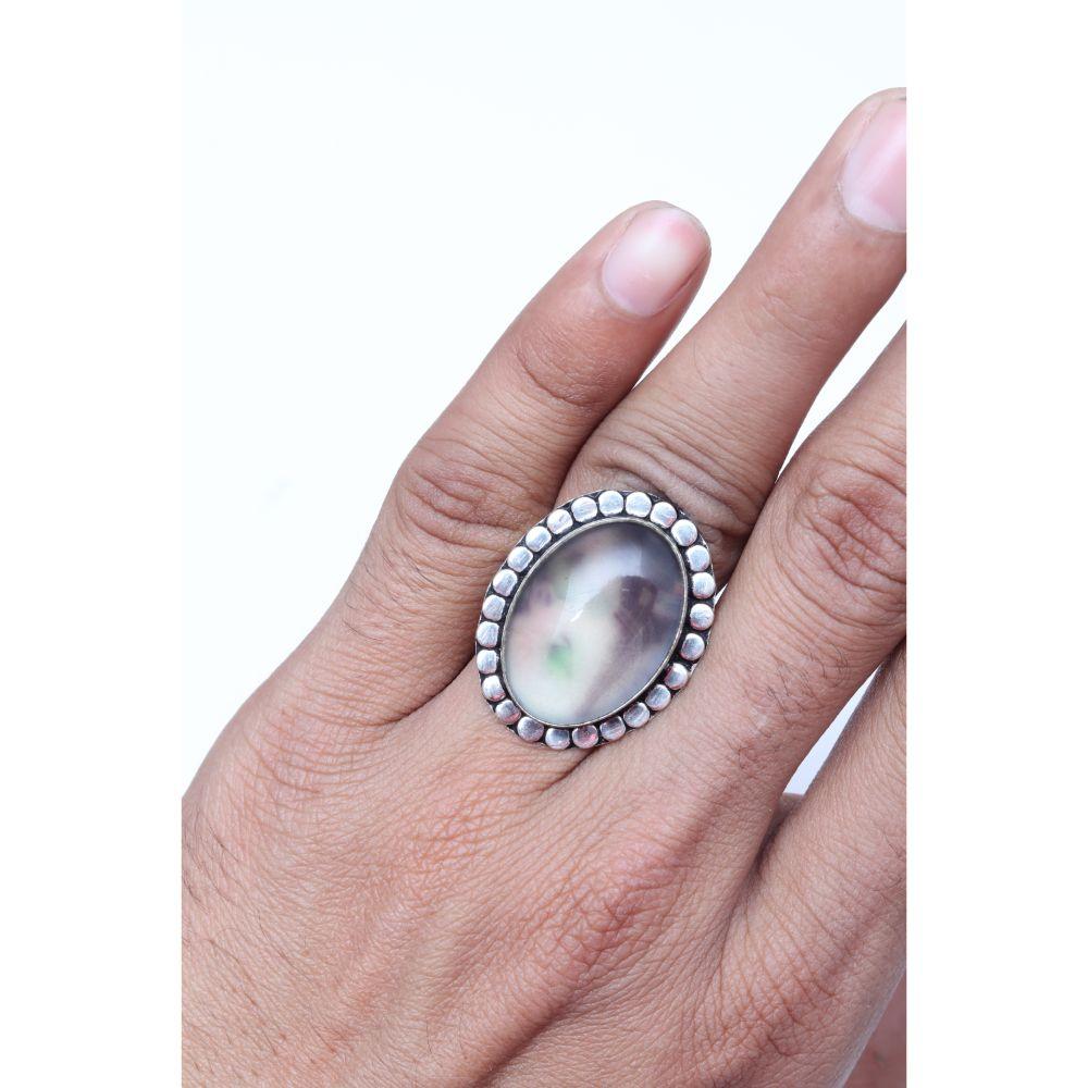 Phosphorite Gemstone Handmade Silver Jewelry  "7.5"