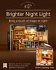 Robotime Miniature Dollhouse Kit Model House Miniature Kit with LED Light DIY Handmade Craft Romantic Mother's Day Birthday Gift Becks Baking House