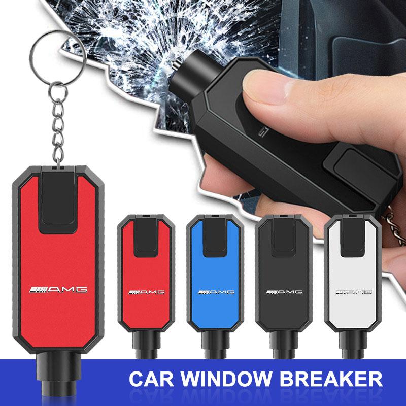3-in-1 Car Safety Hammer Auto Emergency Glass Window Breaker Car Tool For Mercedes-Benz AMG C500 C200 C300 A B C E GLA CLA GLK GL ML GLE W204 W205