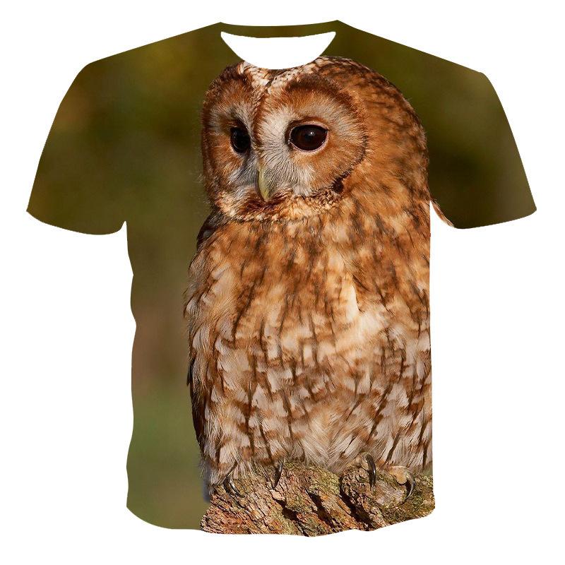 New Short Sleeved Summer 3D T-shirt Printed Women's Short Sleeved Butterfly T-shirt