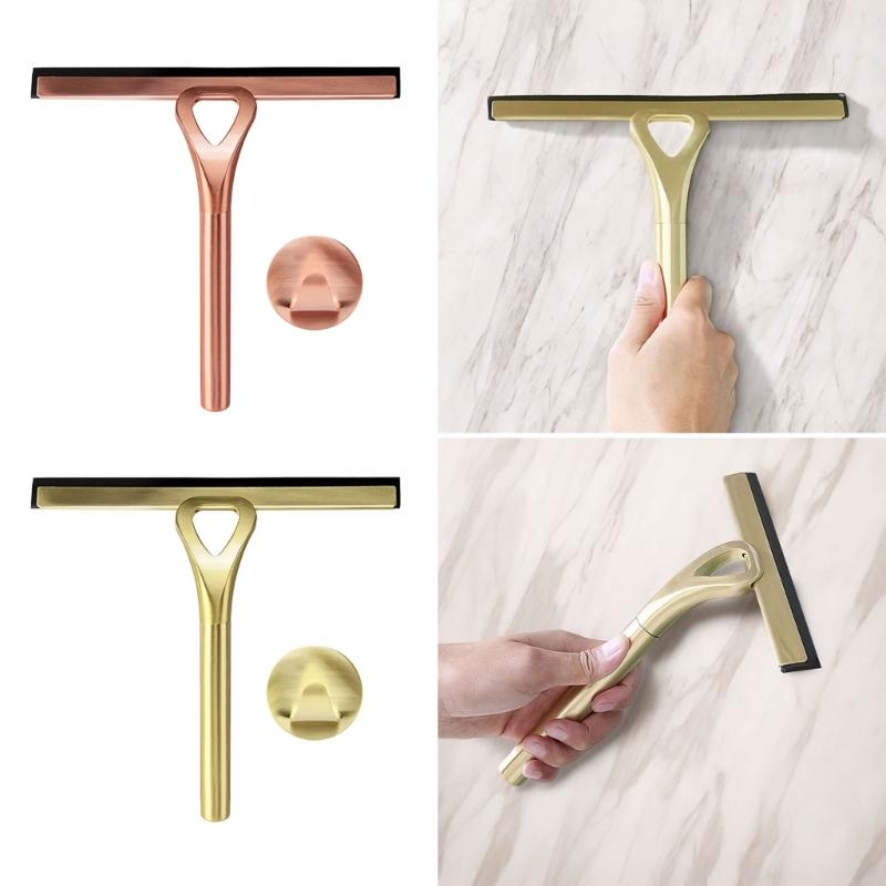 Mehrzweck Edelstahl Abzieher Schaber Kombi zur Reinigung auf Glasoberflächen in Badezimmer Küche Autofenster