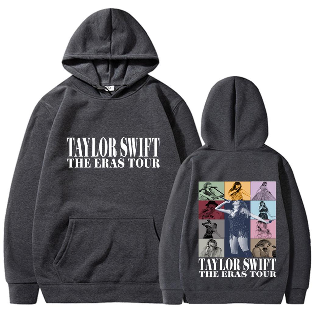 Women's Long Sleeve Pullover Hoodie Crewneck Sweatshirt Loose Fit Fleece Lined Letter Print Casual Top with Front Pocket and Adjustable Hood