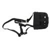 Black Horse Grazing Muzzle Easy Breathe Horse Mouth Cover with Large Holes Anti Biting Horse Muzzles for Equestrian