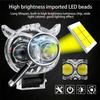 Owl Motorcycle Spotlights IP67 Waterproof Motorcycle Fog Lights High and Low Beam Motorcycle Headlight 6000LM Owl Spotlight for