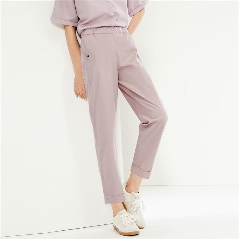 Giordano Women's Summer Thin Cotton Capri Pants