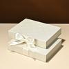 Creative Ribbon Design Jewelry Storage Book Box, Flip Lid Ring Necklace Jewelry Display Gift Case