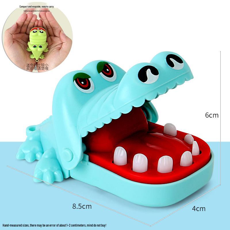 Kid's Finger-Biting Crocodile Gag Toy - Fun Stress Relief & Parent-Child Interaction