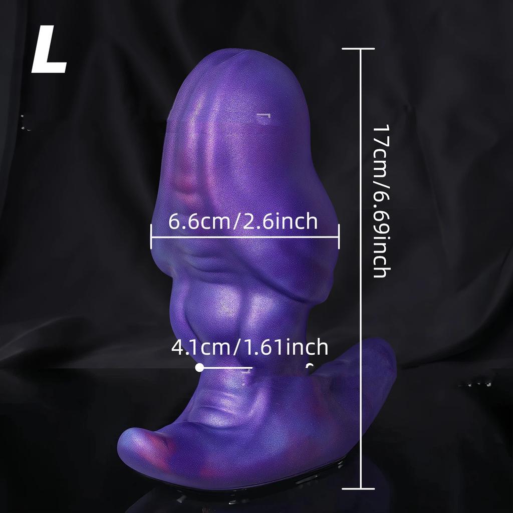 New Soft Silicone Masturbator  Shaped Dildo  Male And Female Anal Plug Adult Sex Toy