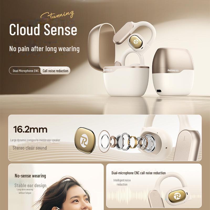Fone de Ouvido Bluetooth de Condução Aérea Remax Yunhong - Solução de Áudio Sem Fio para Esportes e Negócios.
