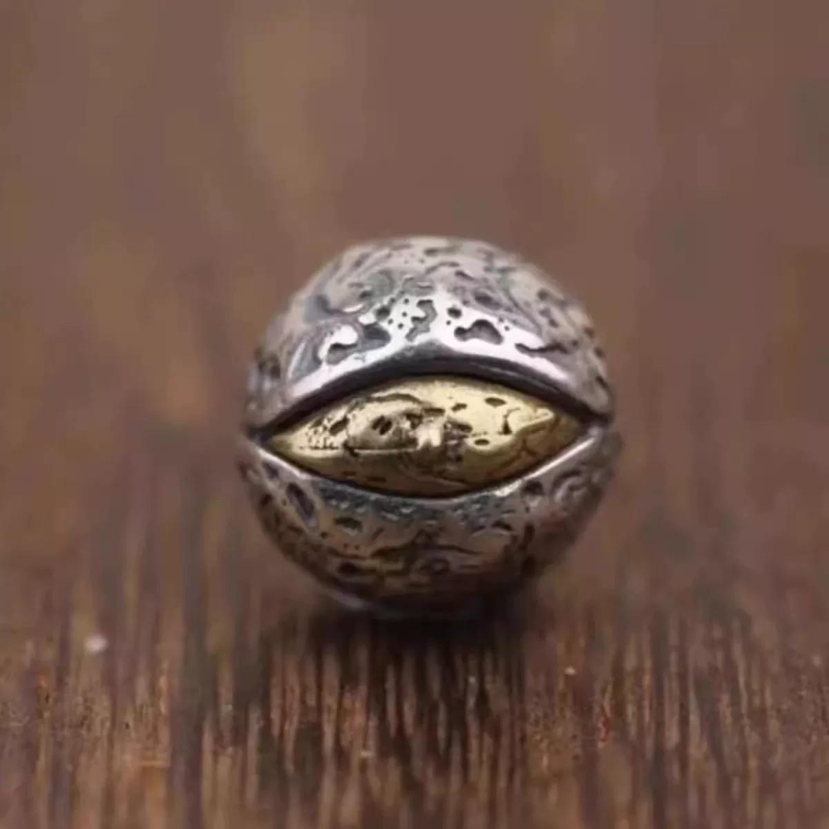 Tibetan Retro Phoenix Eye Bodhi Beads - Single Loose Beads for Wenwan Bracelets.