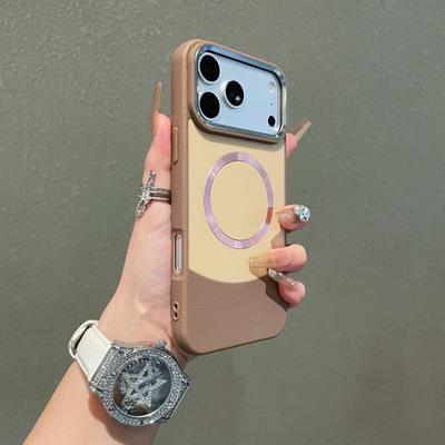 Luxury Hard Defender For Magsafe Case for iPhone 17 Air 16 15 14 13 12 Pro Max Plus Wireless Charge Laser Magnetic Rugged Cover