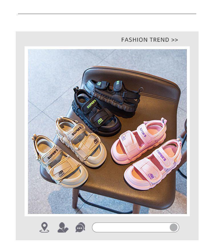 Boys' & Girls' Trendy Closed-Toe Sandals, Non-Slip Toddler & Kids Beach Summer 2025 Collection