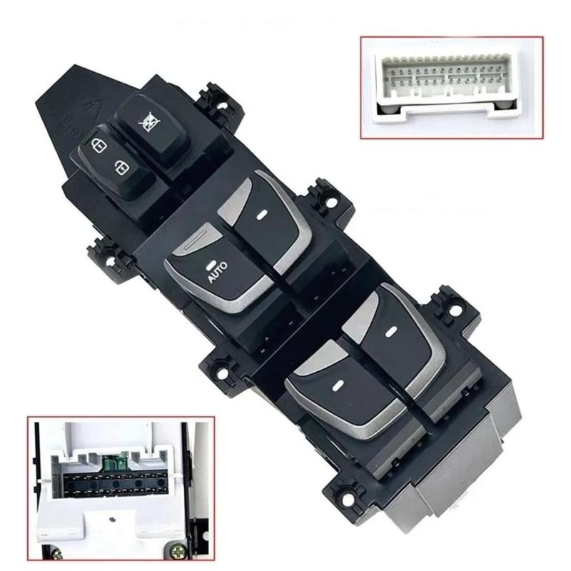 Automotive Accessory Car Power Window Switch 93570-2W000 Replacement Glass Control Switch for IX45 DM 2013-2018