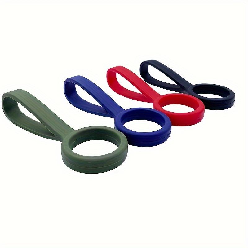 Universal Silicone Water Bottle Buckle Handle for Sports and Outdoor Activities - Portable and Durable Beverage Bottle Holder
