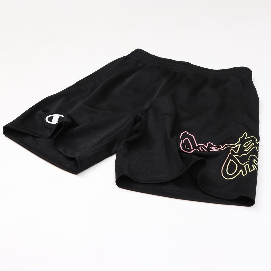 Champion Basketball Shorts with Logo and Graphic Women's Quick-Drying One-Point Print, CW-CB526-090-L