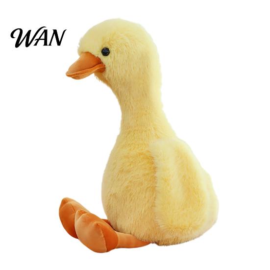 Christmas Gift for Children Fluffy Duck Goose Stuffed Animal Plush Toy, Soft Duckling Doll, PP Cute Toy Cotton Filling, Nursery Decor, Baby