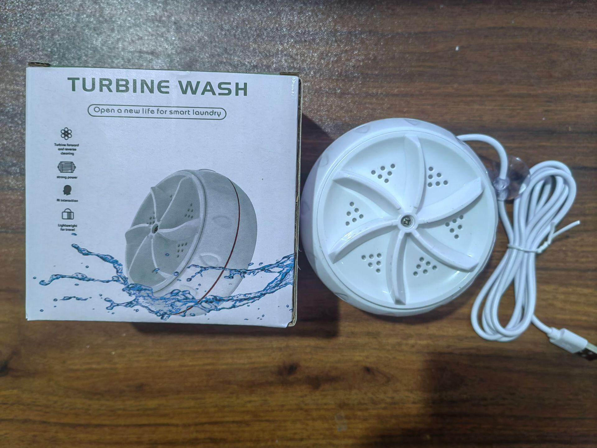 

Compact Portable Electric Washing Machine for Travel & Dorms