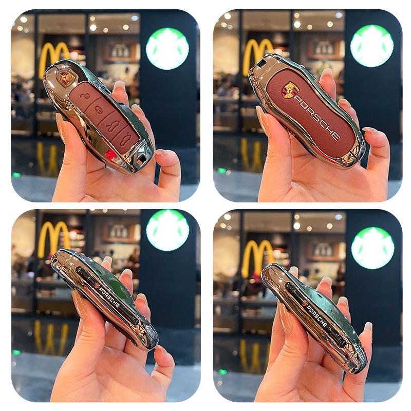 Vlastní kryt klíče pro dálkové ovladače Porsche Panamera, Macan, Cayenne, Taycan a 718