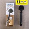 Long Handle Coffee Machine Cleaning Brush Silicone Arc Brew Head Brush Durable Kitchen Cleaning Tool