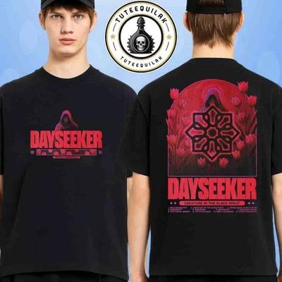 Dayseeker Creature In The Black Night Album 2025 Merch Creature Tracklist Tee