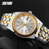 SKMEI Couple Wristwatch Set Men and Women Classic Gold Silver Stainless Steel Waterproof Luxury Gift Wedding Mother's Day Father's Day Pair Gift