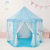Large Princess Castle Children Indoor Play Tent Portable Tulle Garden Folding Play Tent Playhouse