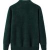 Women's Half-high Collar Autumn Clothes Grandma Long-sleeved Imitation Mink Fleece Bottoming Shirt Mother Pullover Sweater Thick Top