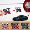 CHUQAZ1 For Nissan Nismo GT-R, R32, R33, R34, R35, 370Z Accessories 1pcs GTR Car Logo Emblem Metal Stickers R GT Decals Badge Labeling