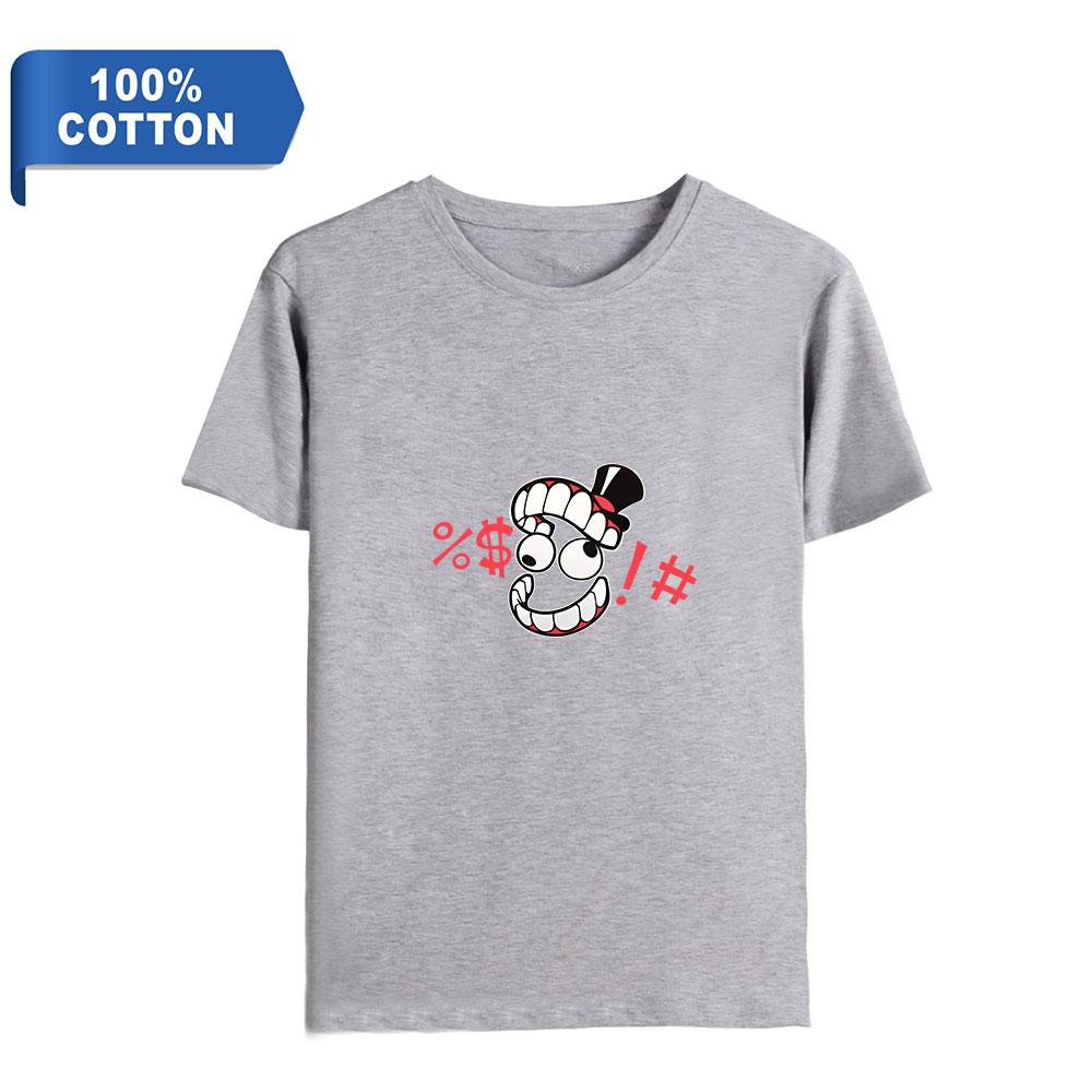 The Amazing Digital Circus Women Men's Cotton T-shirts Graphic Shirt Anime Printed O-Neck Oversized Short Sleeves Fashion Mens Clothing Streetwear
