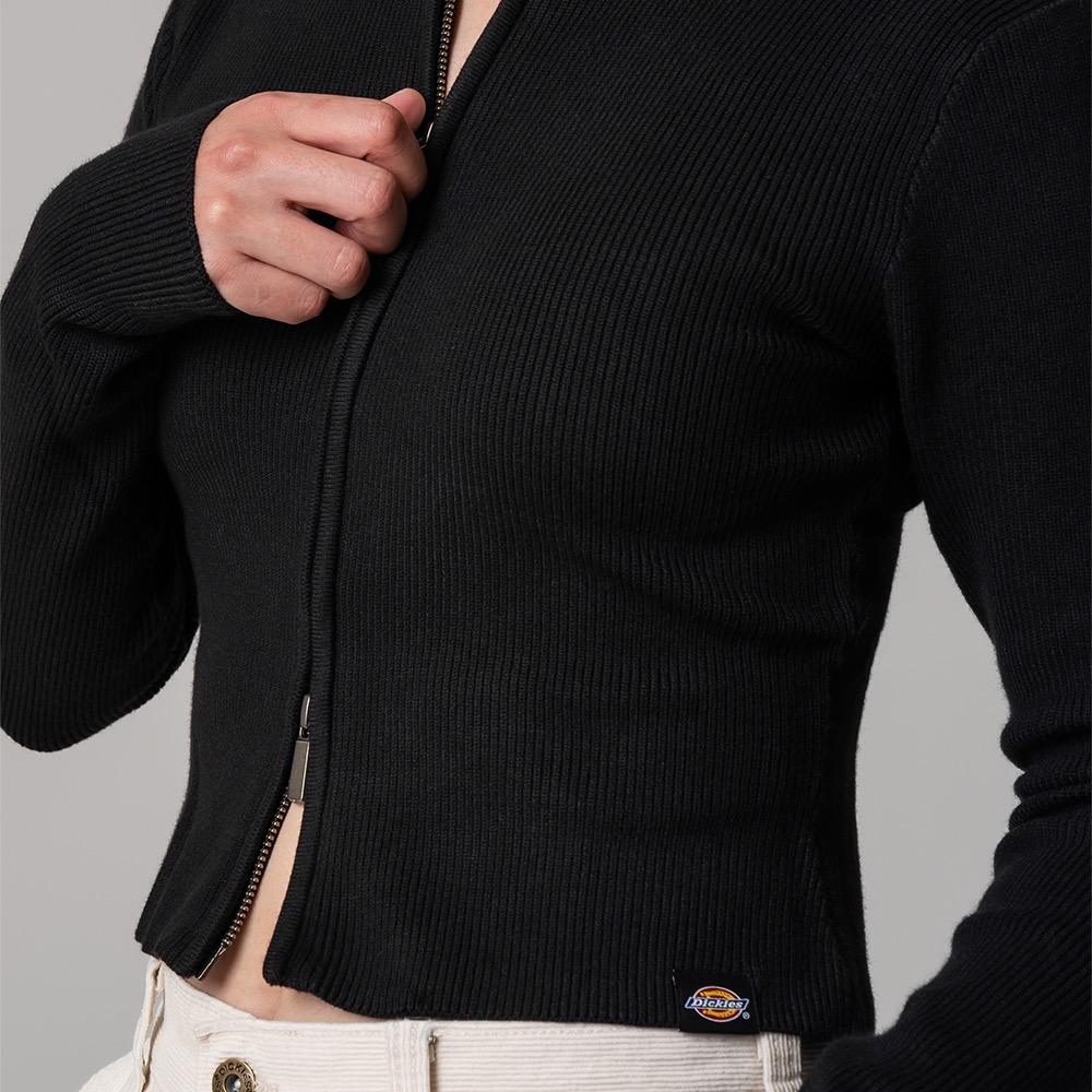 DICKIES Women'S Slim Fit Mock Neck Knit Black