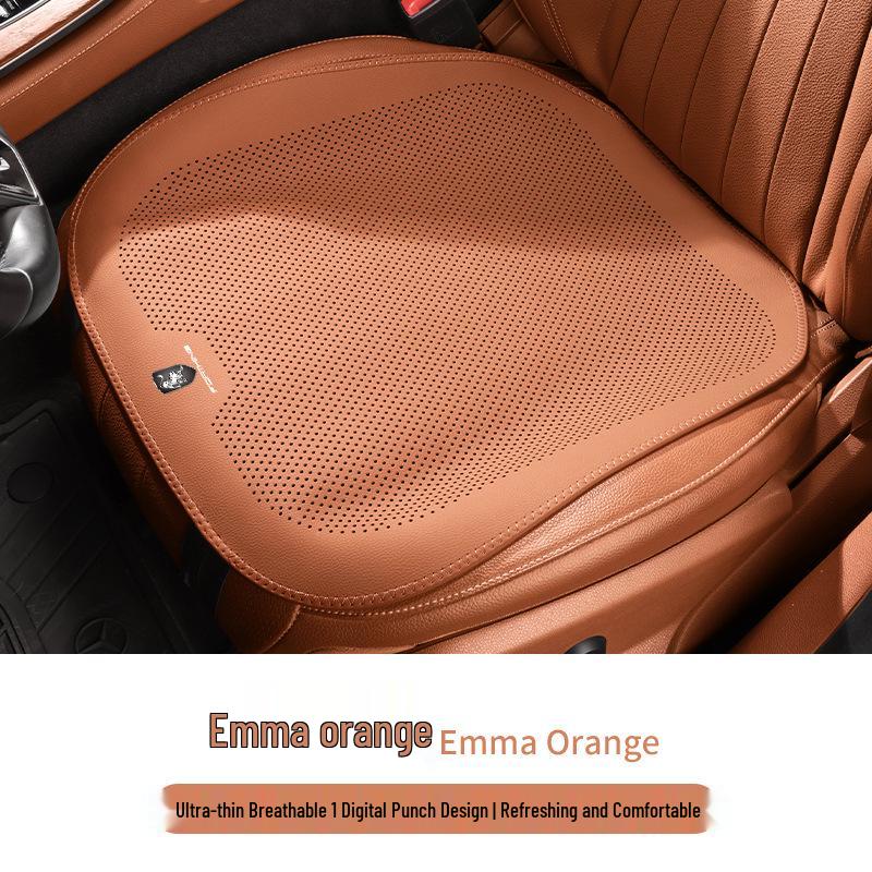 All-Season Breathable Seat Cushions for Dongfeng Fengxing T5 Prosperous Edition, Semi-Covered Lychee Leather