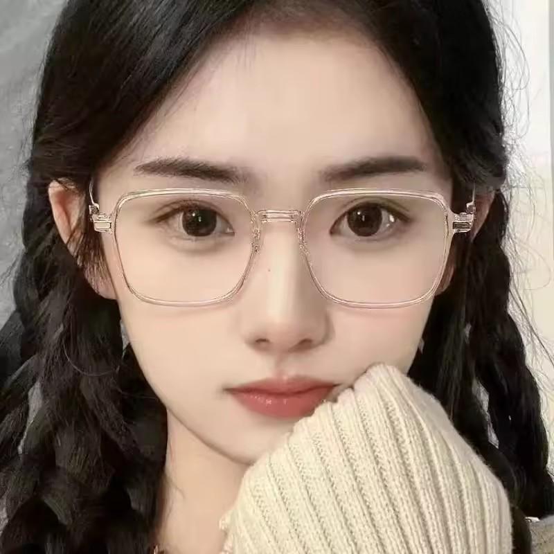 Anti-Blue Light Glasses Square Metal Eyewear Women High Quality Luxury Eyeglasses Blue Light Blocking Man Lady Computer Eyeglas