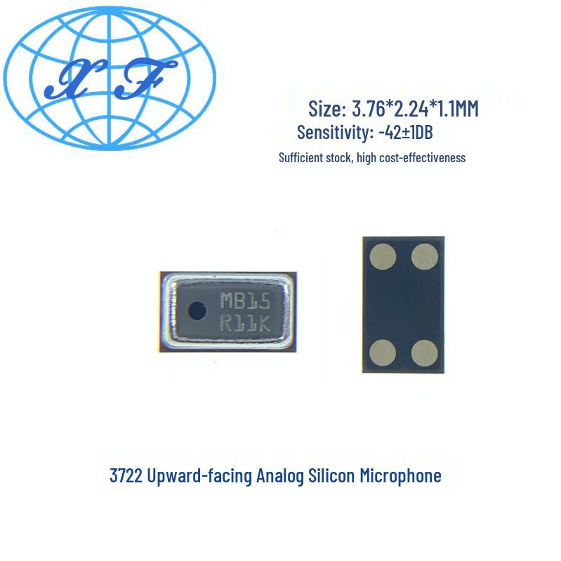 

Silicon MEMS Analog Microphone for Bluetooth Earphones, Top-Entry, Bulk Discounts Available Default