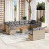 VidaXL Garden Lounge Set with Cushions 13 Pcs, Patio Sofas, Patio Furniture Set, Outdoor Furniture, 3256227