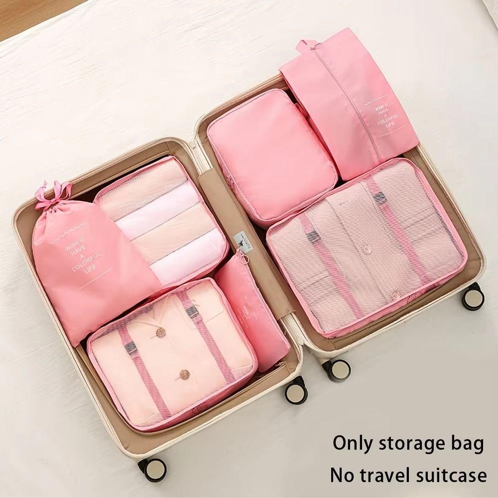 Waterproof Travel Compression Packing Cubes Bag Space-saving Thickened Luggage Storage Bag Wear-resistant Durable
