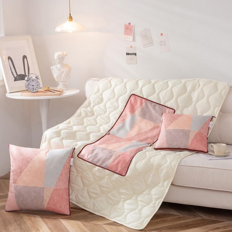 Yalu Printed Velvet Pillow Blanket