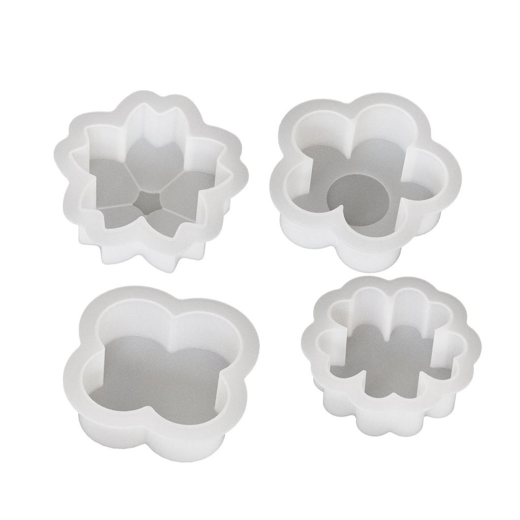 Poppy DIY Epoxy Resin Clover & Petal Candle Silicone Mold