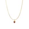 Popular Stainless Steel Heart-Shaped Zircon Pendant - DIY Jewelry Charm