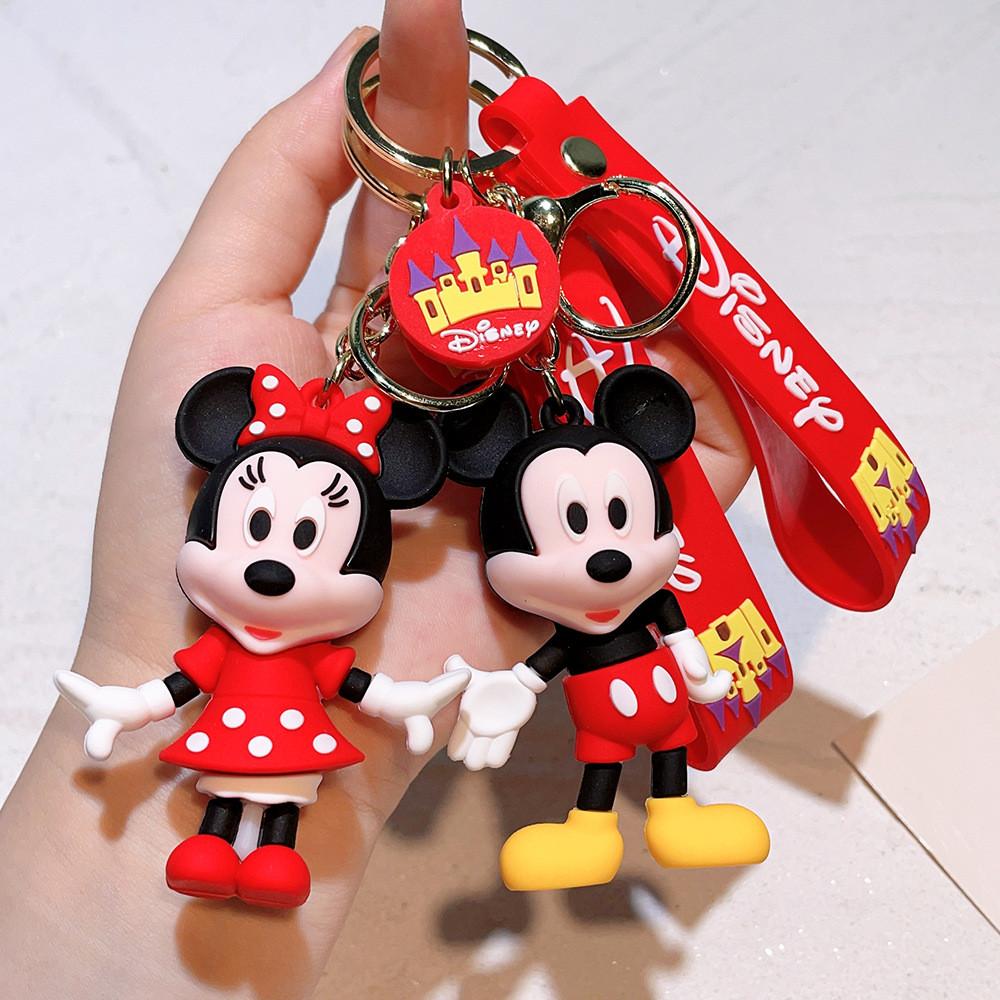 Adorable Minnie Resin Keychain For Cars Bags Cute Gift Accessory