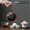 Ceramic travel tea set, one pot, three cups of Kuaike cup, outdoor round road car portable camping Kung Fu tea set