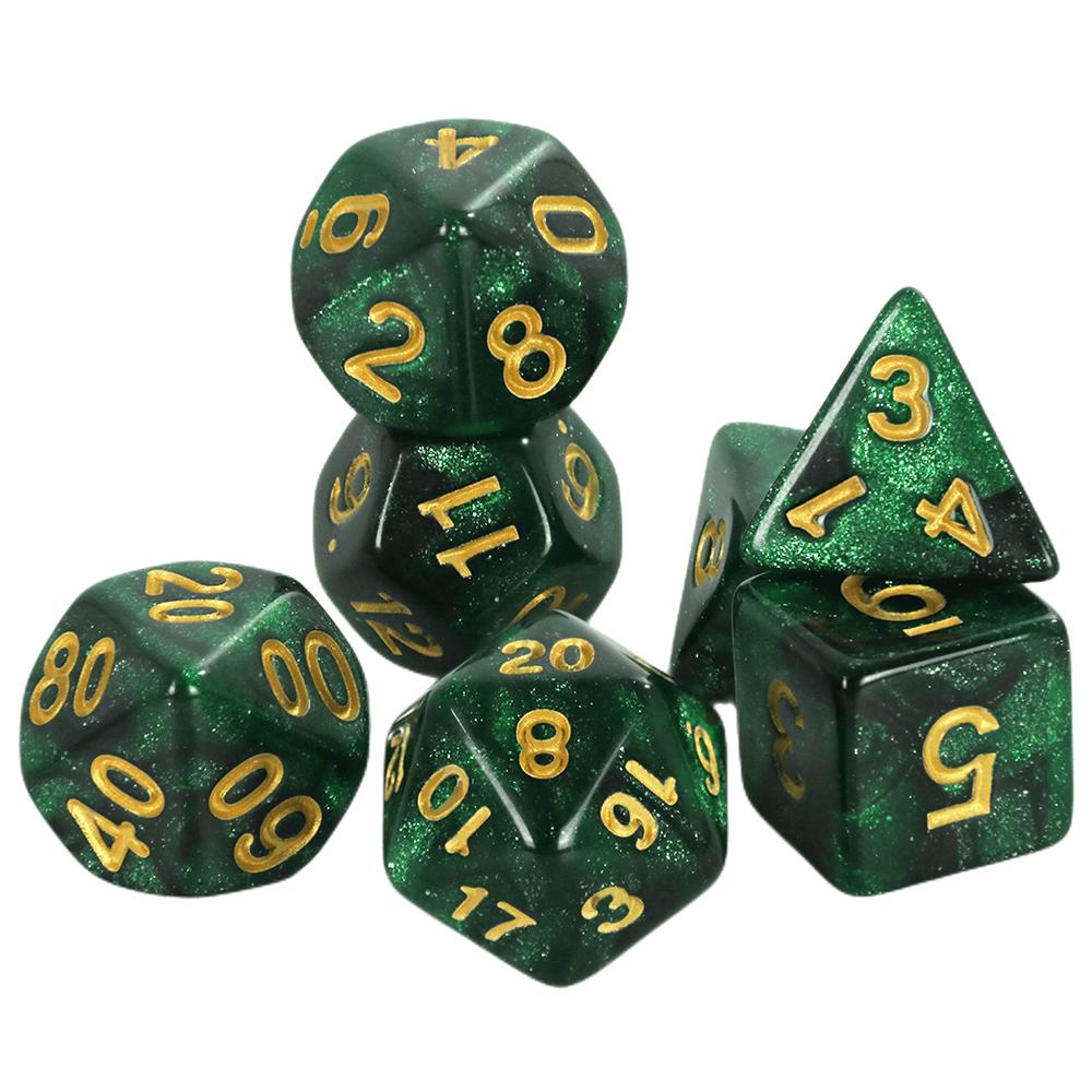 

Набор многогранных игральных костей Universe Galaxy D4-D20 DND ролевые игральные кости 7 шт. Многогранные игральные кости