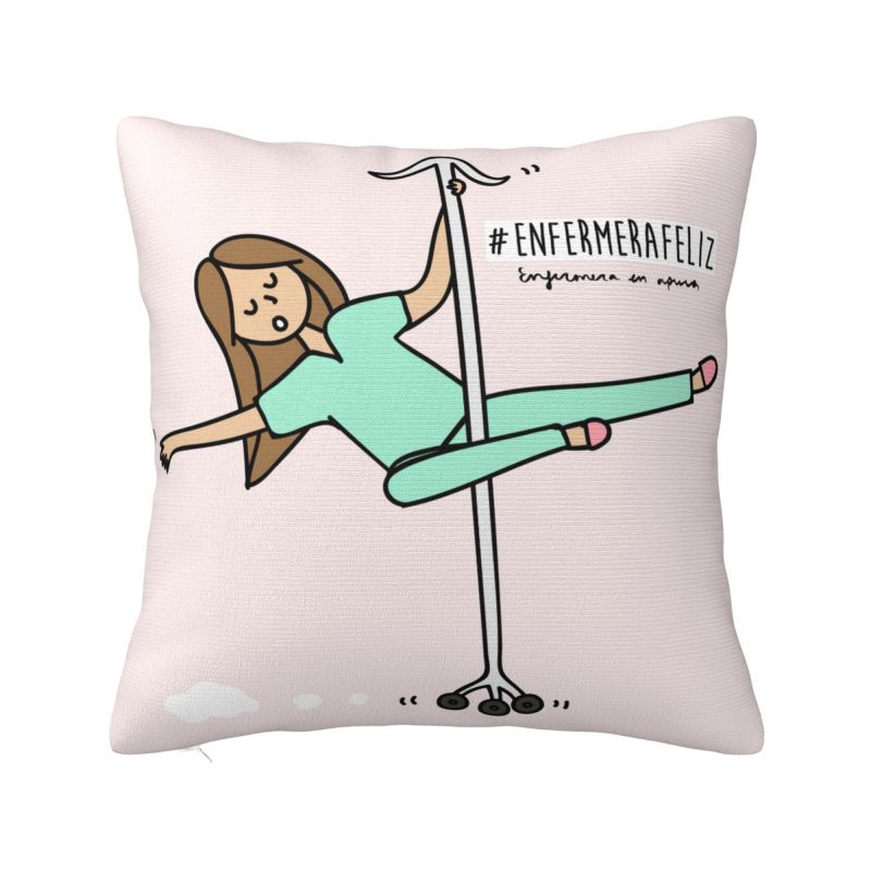 Luxury Cartoon Doctors Nurse Cushion Covers 45x45cm Soft Nursing Medical Print Pillow for Car Square Pillowcase Home Decorative