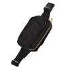 Outdoor Sports Waist Bag Black Fashionable Water Resistant Zipper Chest Messenger Bag for Hiking Black 7.1 X 5.1 X 2.2in