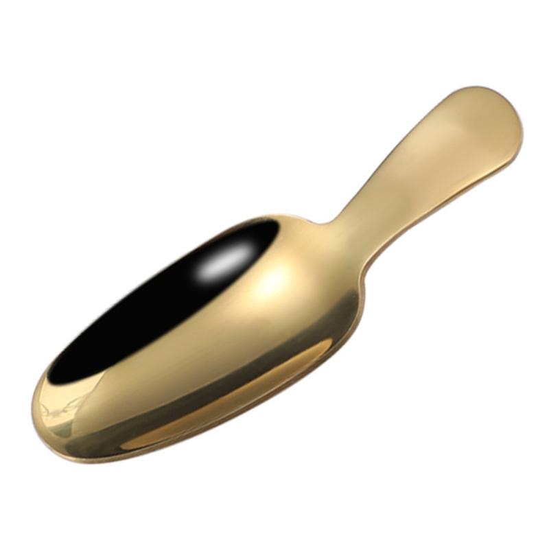304 Stainless Steel Short Handle Teaspoon Teas Spoon Dessert Spoon Ice Cream Spoon Cute Novel Teas Spatula Spoon