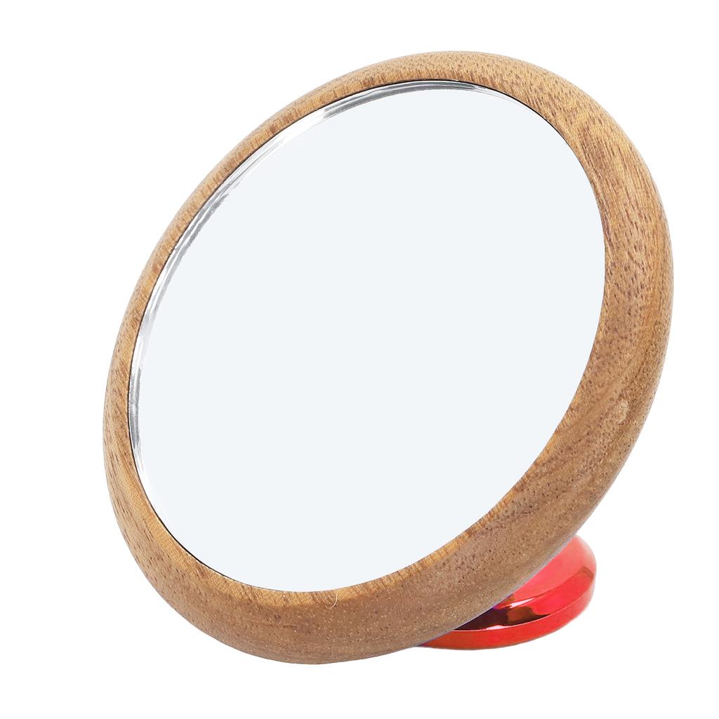 Coffee Rate Observation Reflective Mirror Walnut 360 Degree Rotatable Visual Extraction Coffee Shot Mirror