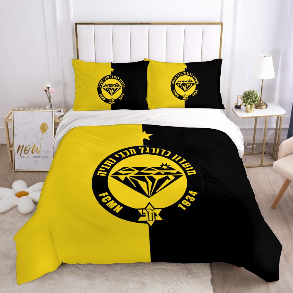 3D Printed Macabi Netanya Beding Set Soft Duvet Cover Bedrom Warm Comforter Single Twin King Sized Dimensions Comfortable Quilt Cover Home Textile