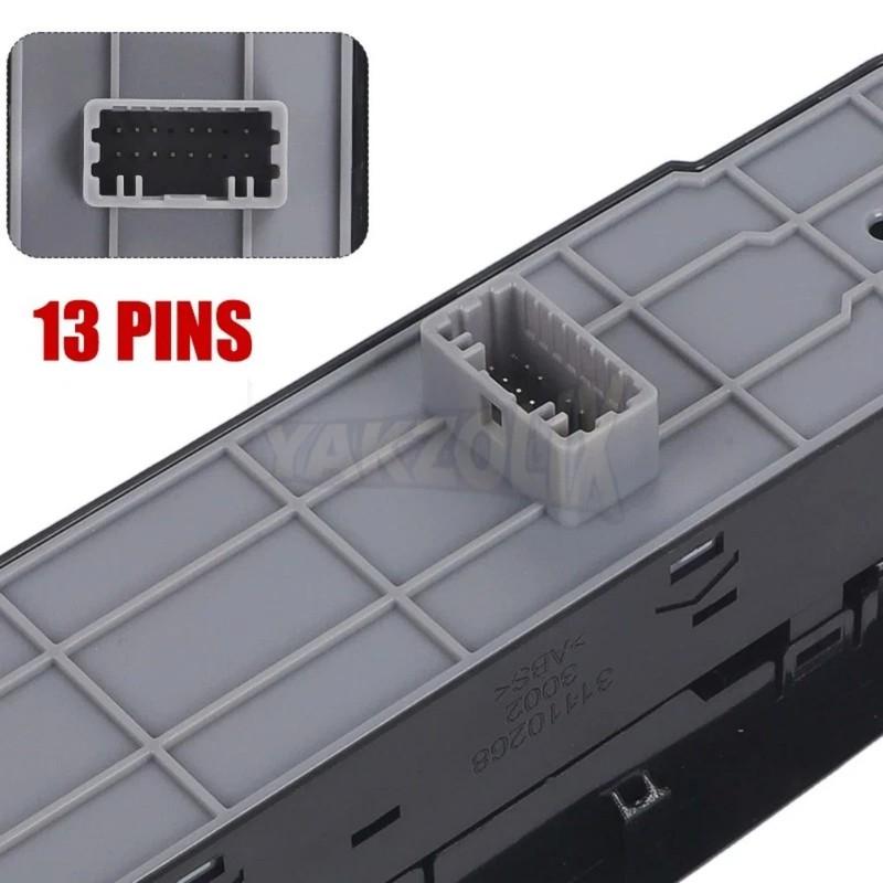 For Renault Megane III 3 Megane Coupe 2008 Left Driver Side Electric Power Master Window Switch Lifter Control Button 809610009R
