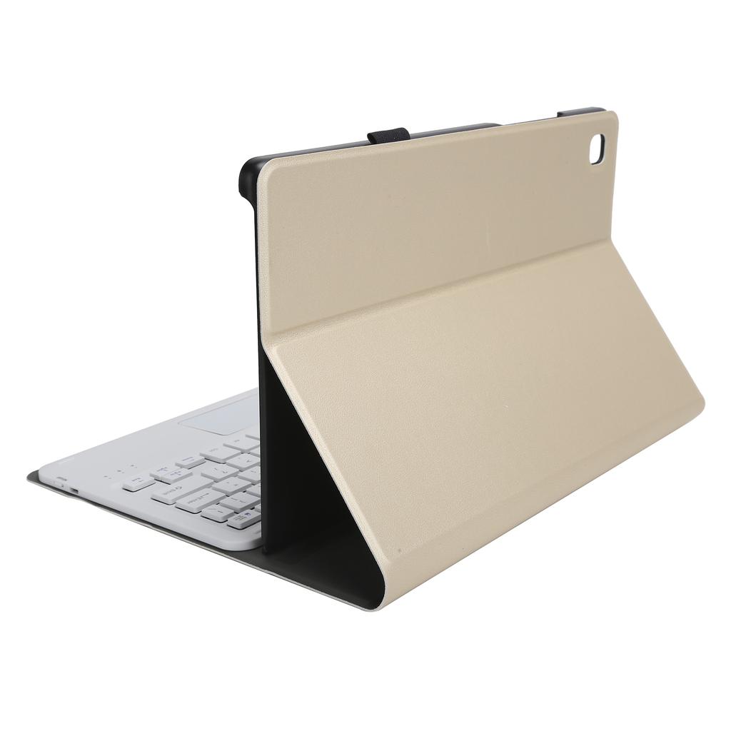 Bluetooth Keyboard UltraThin Touchpad Keys Protective Cover Detachable Button Holster Set(Golden )