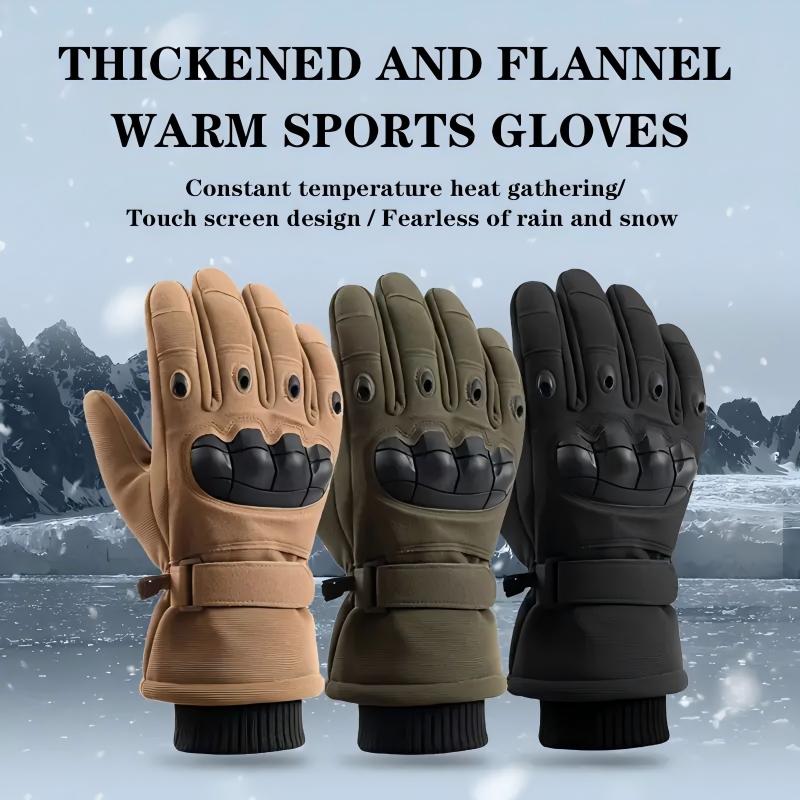 Yanbiguo -20℃/-4°F Coldproof Winter Gloves,Impact/Tactical Winter Gloves,Anti-Slip,Touch Screen Ski Gloves,Safety,Protection