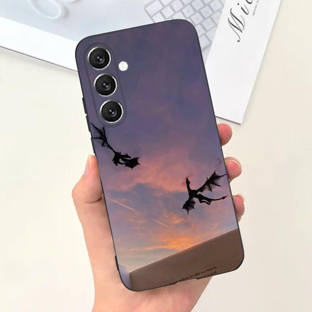 Dragon F-Fourth W-Wing Phone Case For Samsung S25,S24,S21,S22,S23,S30,Ultra,S20,Plus,Fe,Lite,Note,10,9,5G Black Cover